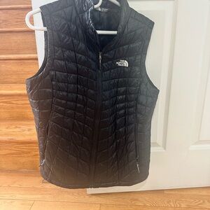 The North Face Black Quilted Vest